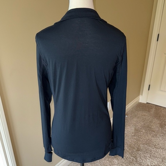 Paradox Base Layer Merino Wool Blend 1/4 Zip Black Pullover Women's Size M - Picture 2 of 11
